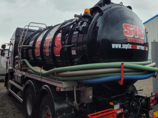 A Septic Tank Services lorry