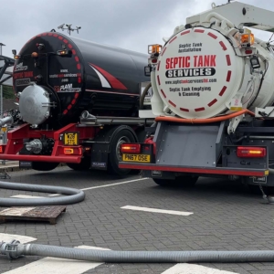 Septic Tank Services Ltd lorries for emptying septic tanks