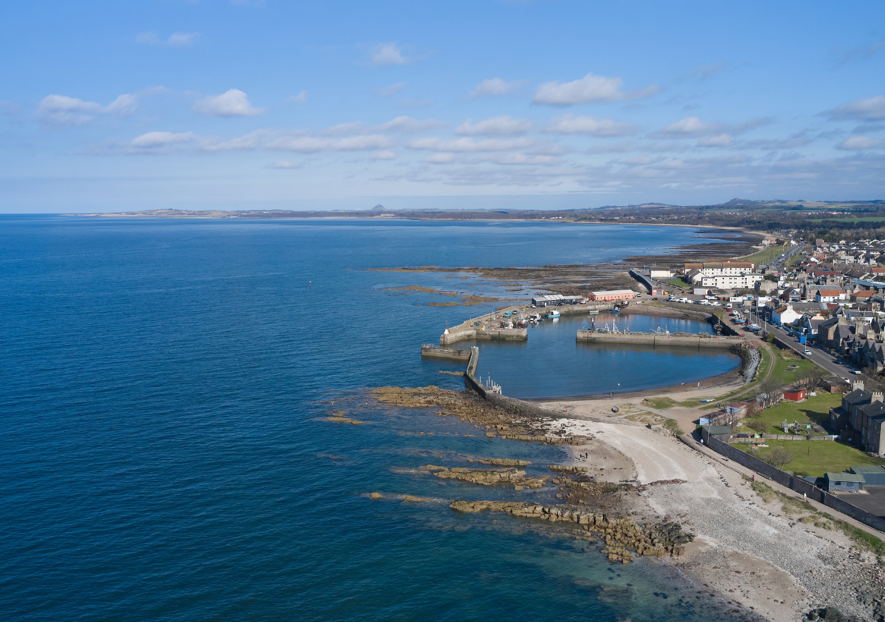 East Lothian coastline