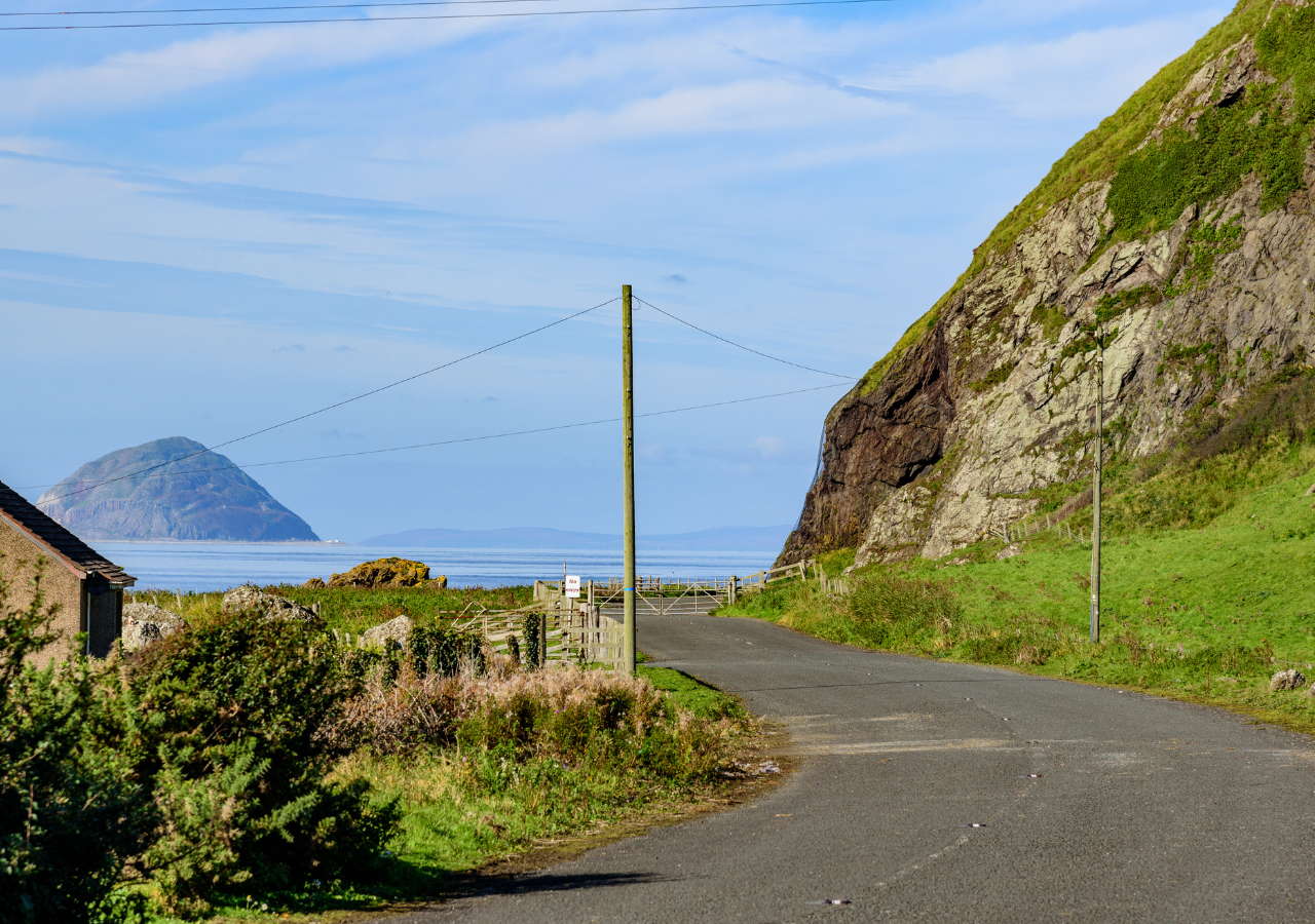 The sea by South Ayrshire.